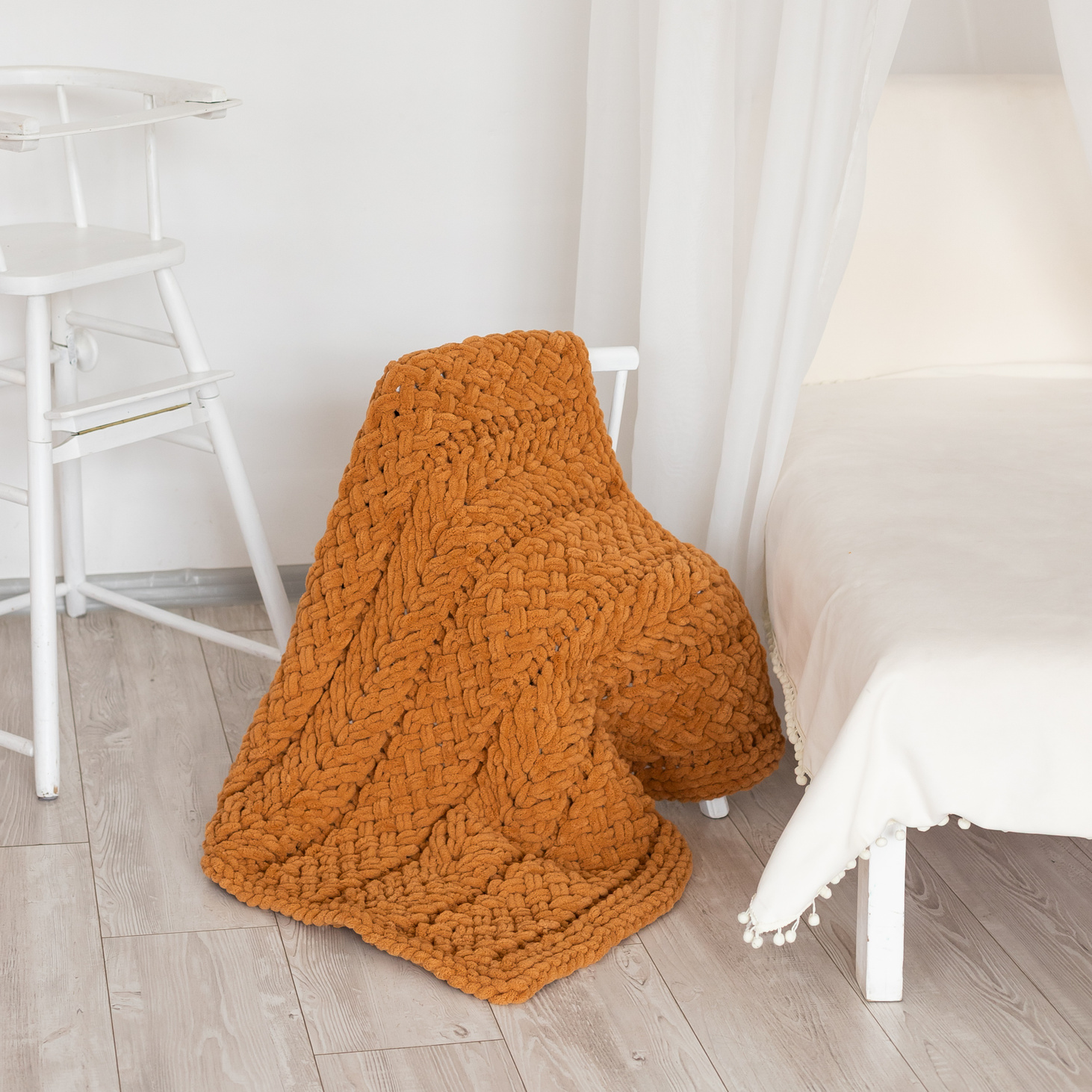 Плед "Сонное золото" - фотография товара