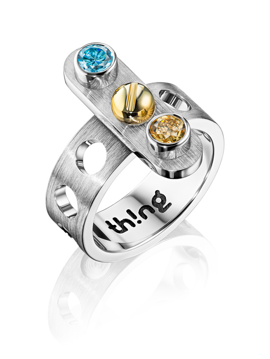 Серебряное кольцо CONSTRUCTOR