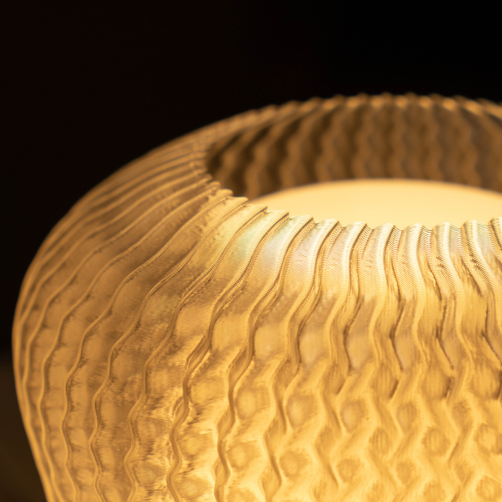 Светильник Арахис от Mana Fabric люминесцентный