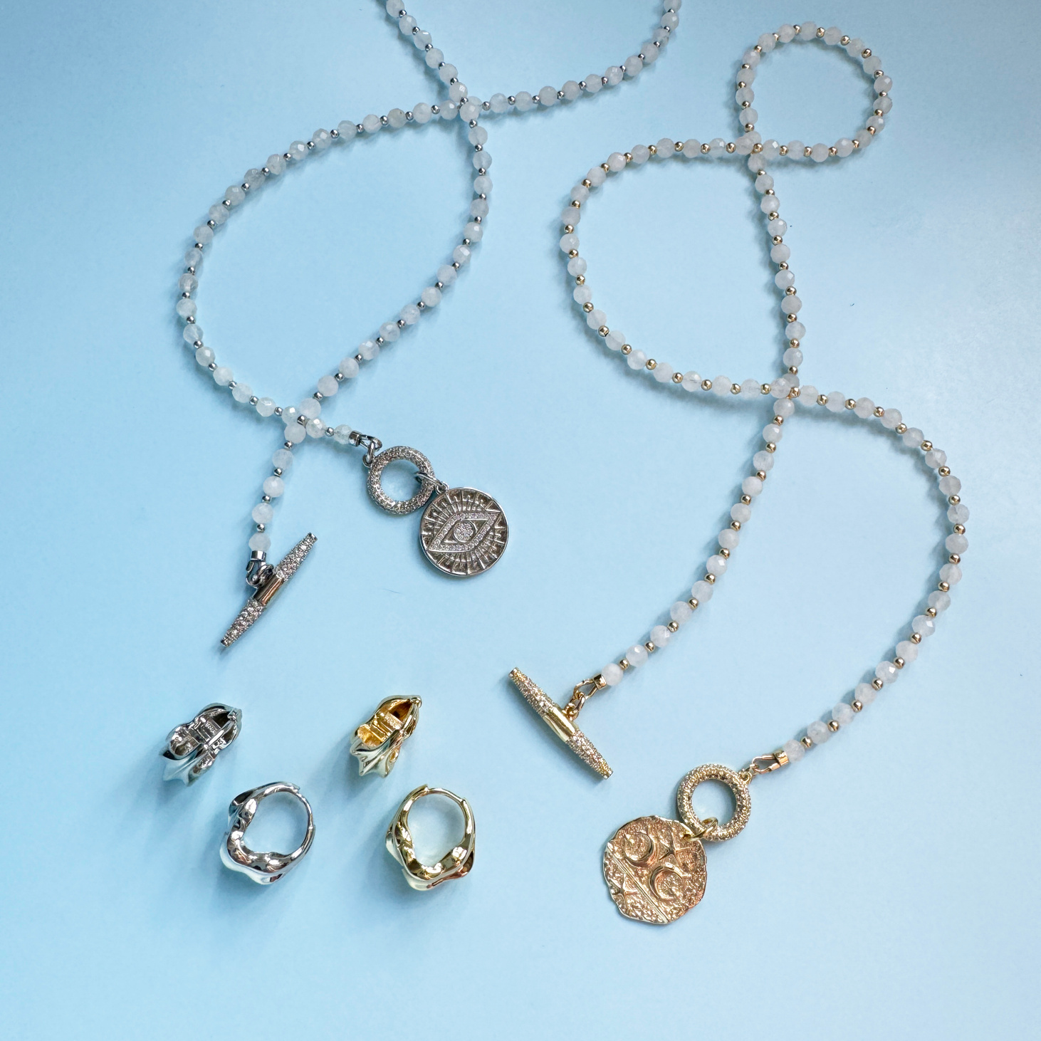 Колье из лунного камня Гороскоп - фотография товара