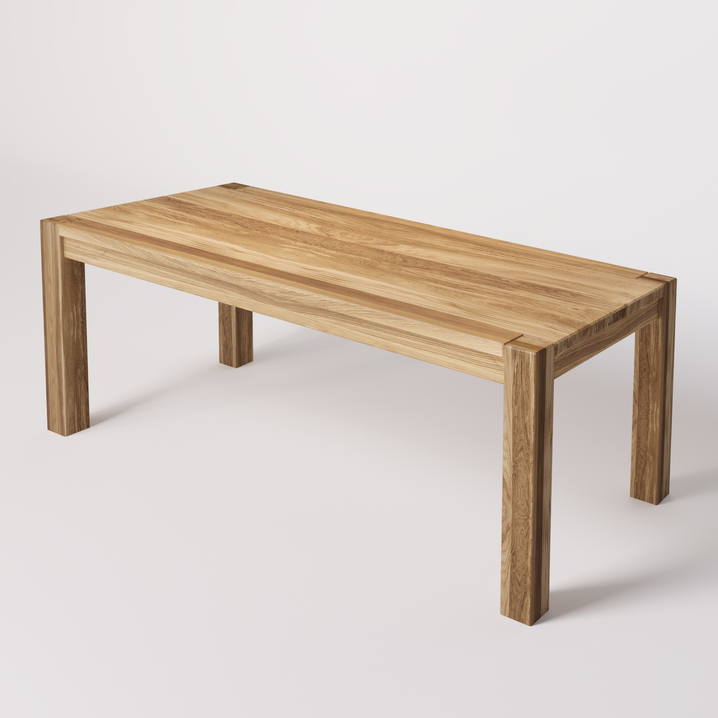 Обеденный стол из массива дуба VW01 - фотография товара