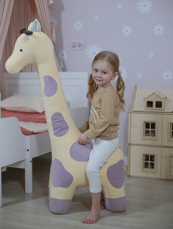 Детский пуфик-игрушка Жираф Лила