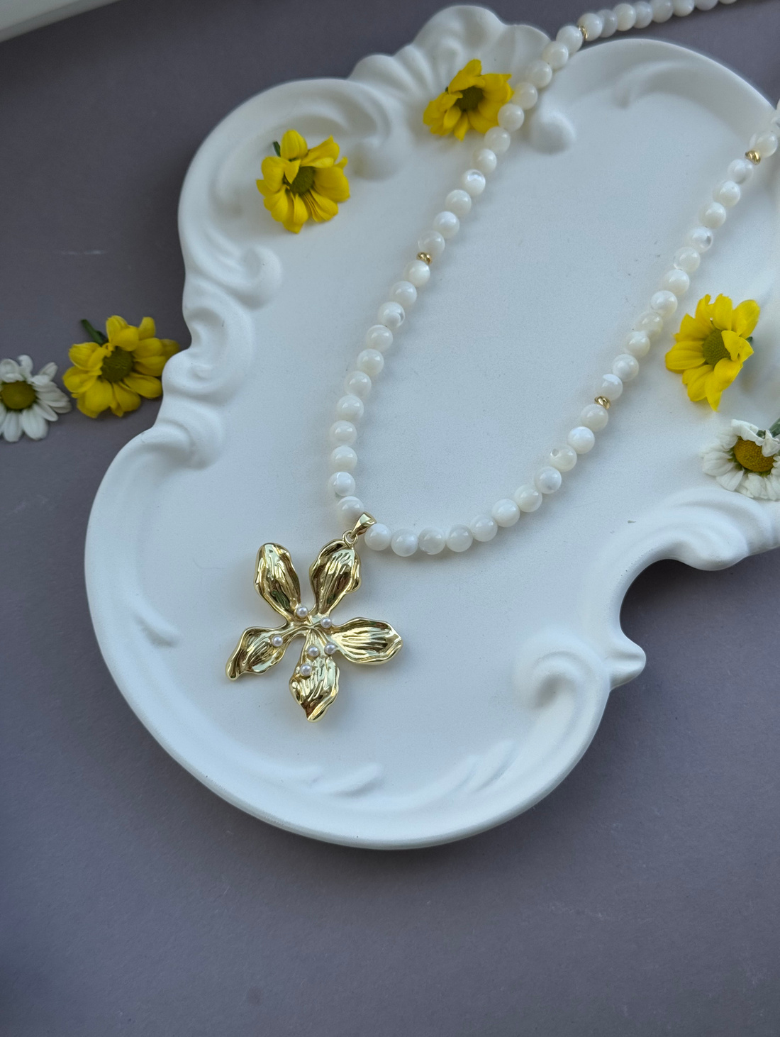 Колье Flower mood - фотография товара