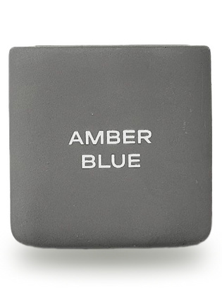 Парфюмированая аромасвеча AMBER BLUE, 100 мл. (серый стакан)