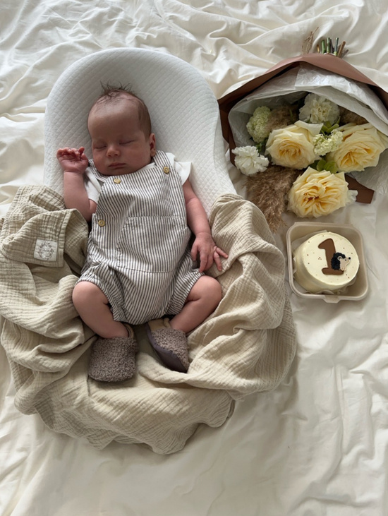 Муслиновая пеленка "Пыльный"