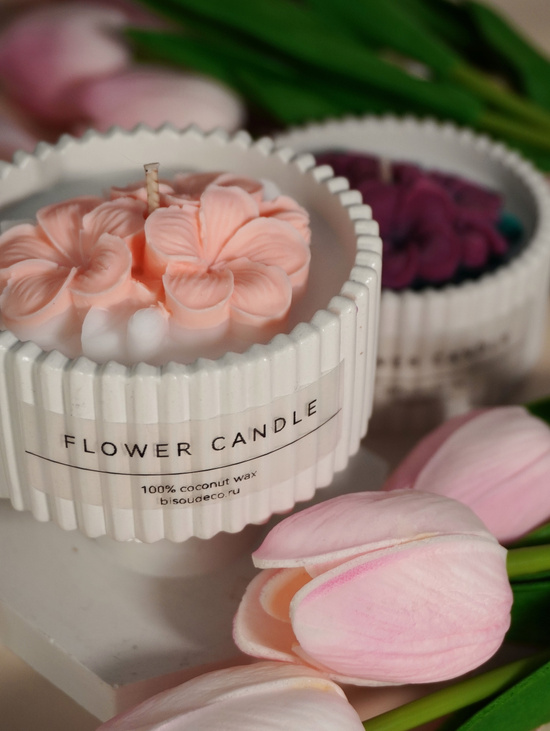Аромасвеча "Flower candle"