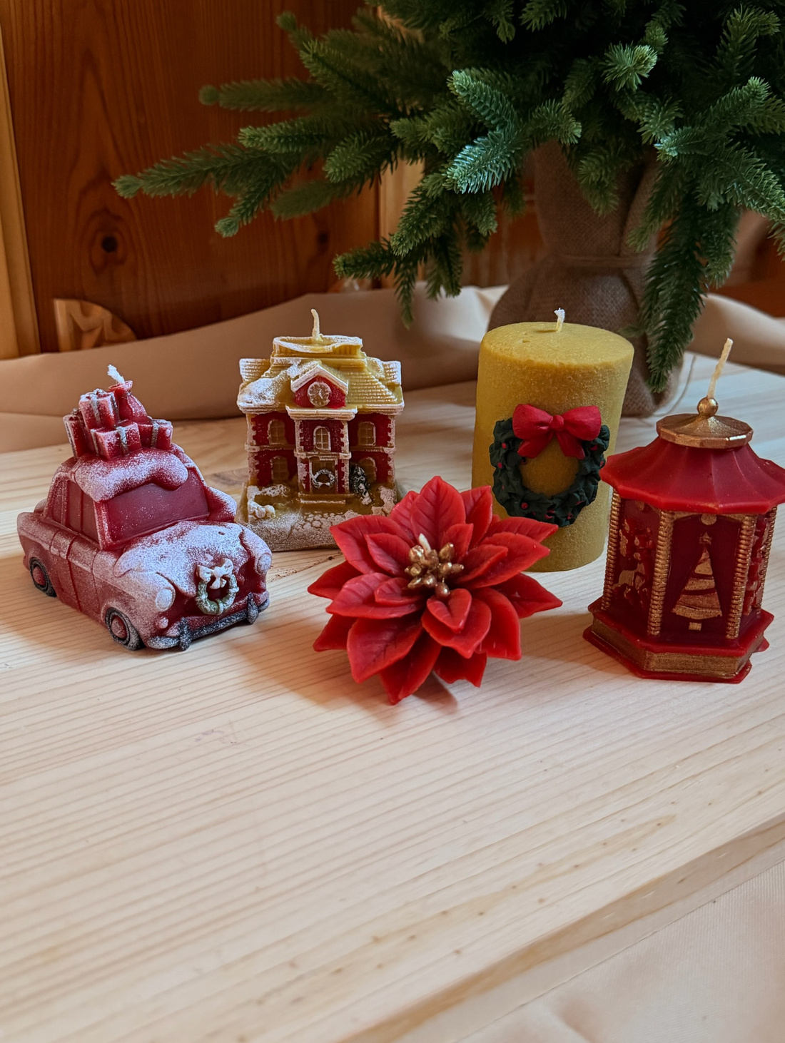 Набор свечей "Рождественская история" - фотография товара