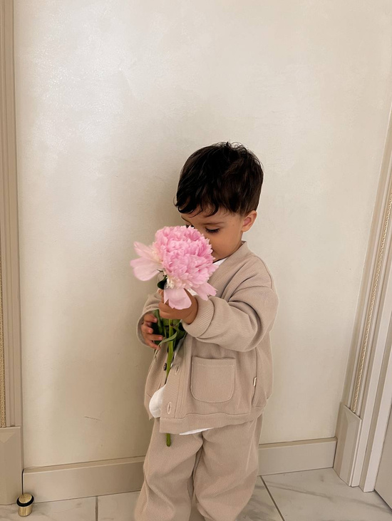 Костюм для мальчика в рубчик