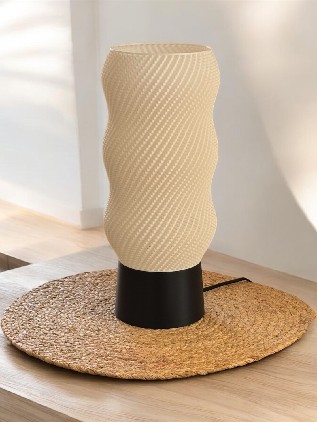 Лампа настольная "Волна" - фотография товара