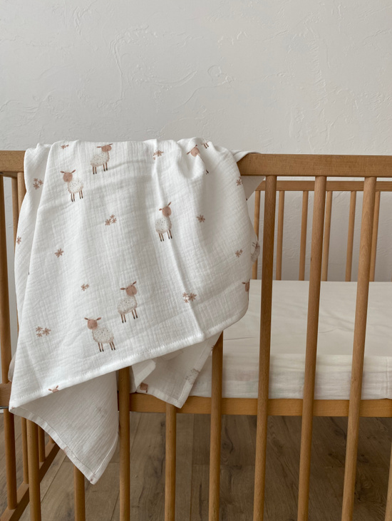 Муслиновая пеленка "Барашки"