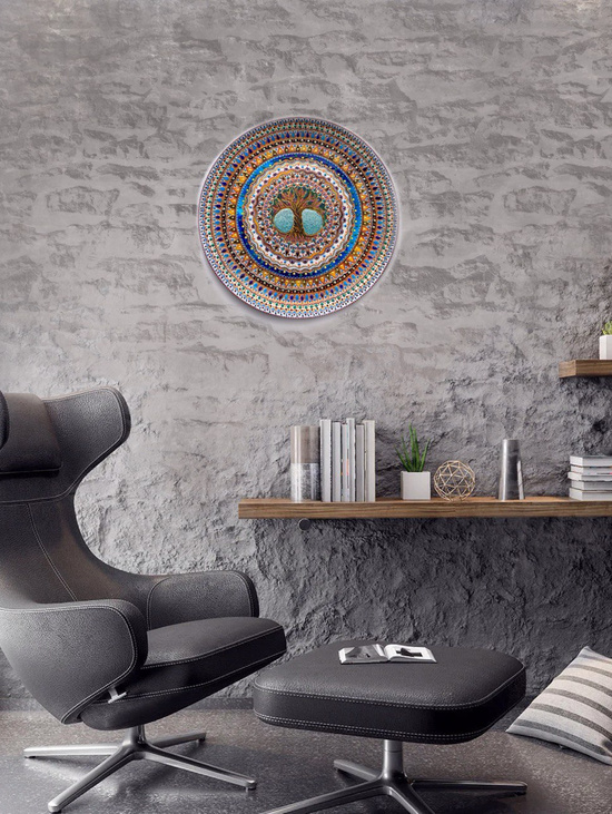 Декоративная тарелка "Древо жизни"