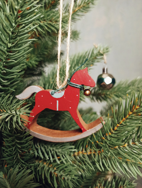 Елочная игрушка "Лошадка Звездочка" малая