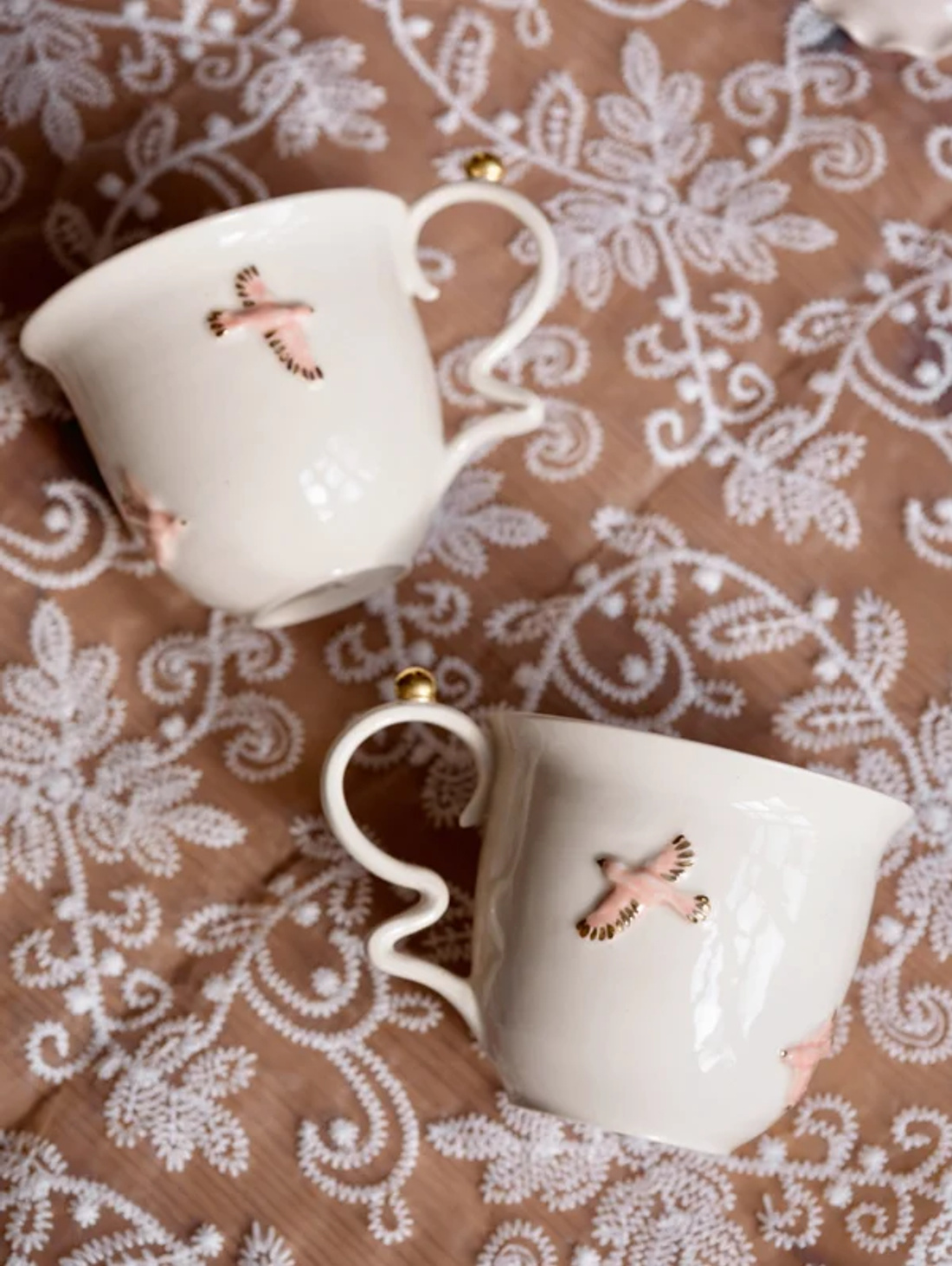 Чашка "С птичками" - фотография товара