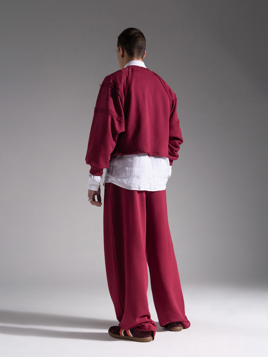 Брюки PALAZZO HILLY MAROON