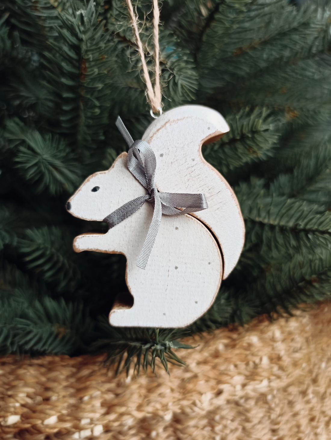 Елочная игрушка "Белочка Грета" - фотография товара