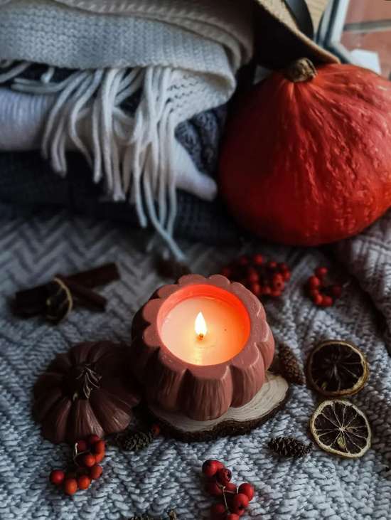 Свеча "Тыква"