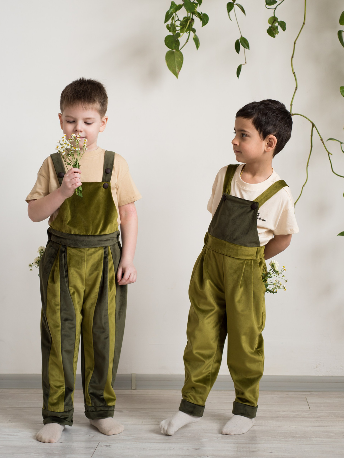 Полукомбинезон "полоска" - фотография товара