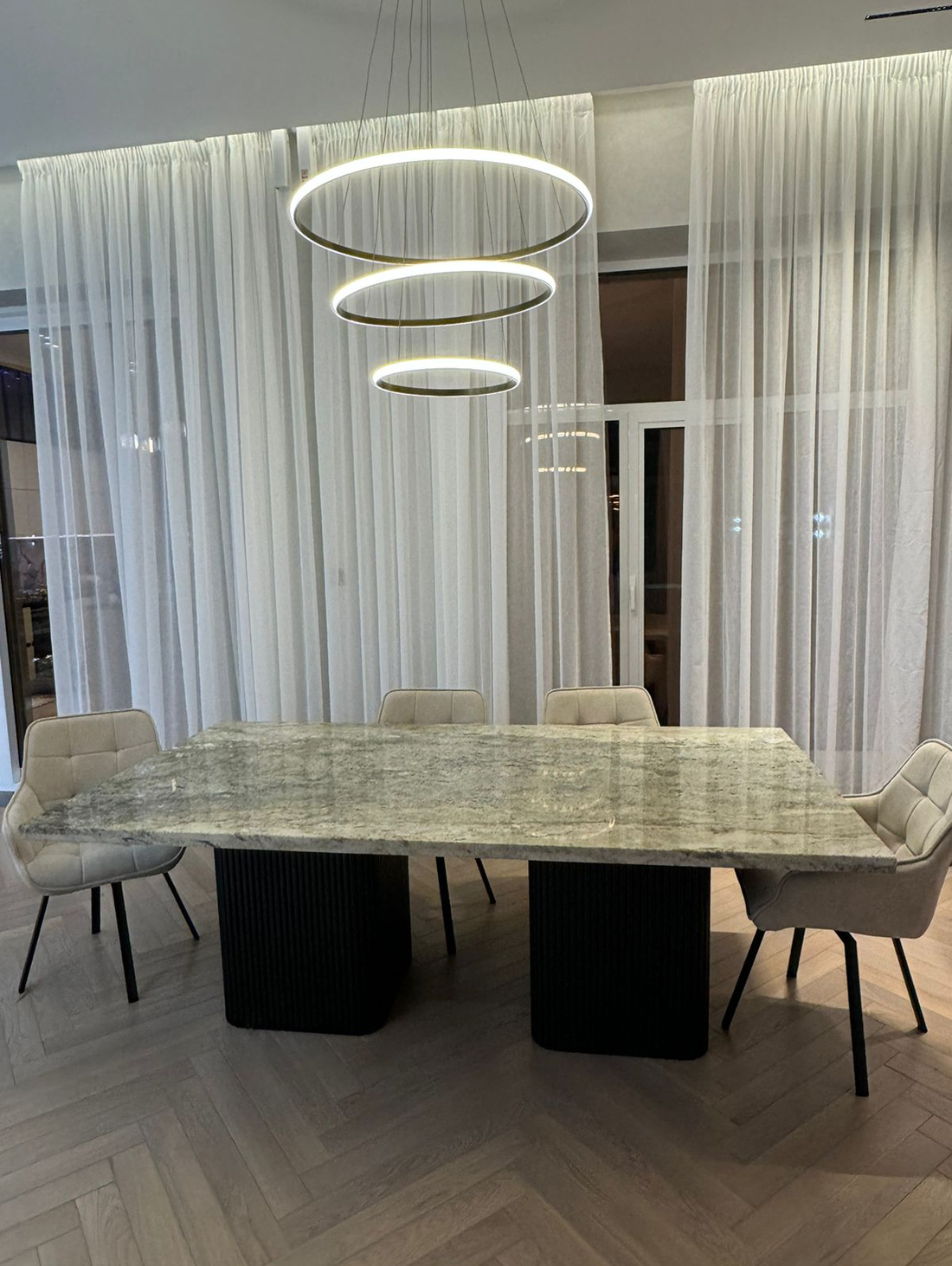 Стол "Дуб & Мрамор" - фотография товара