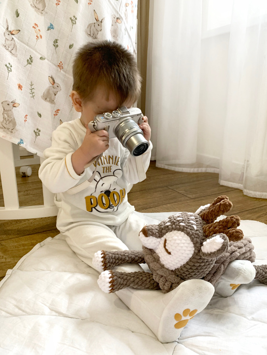 Пижамница Оленёнок какао
