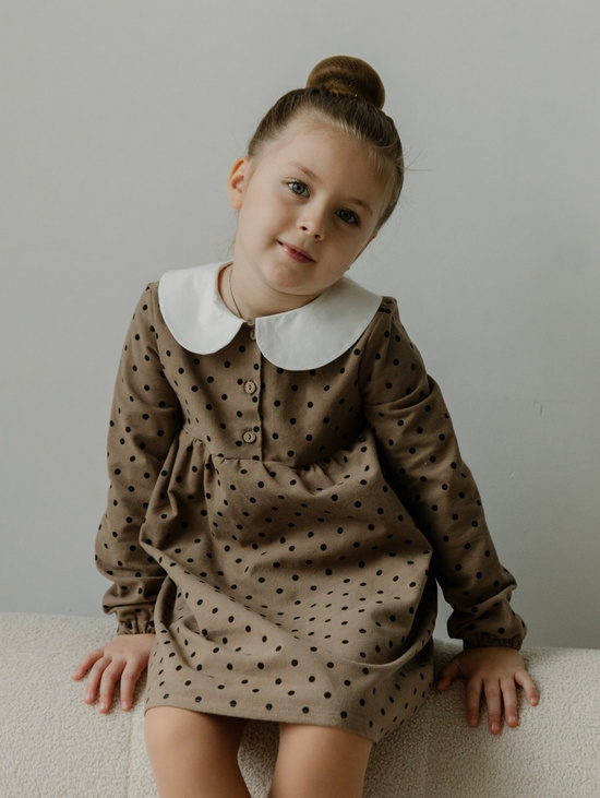 Платье в горошек