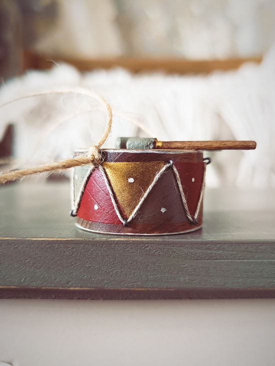 Елочная игрушка "Барабан"