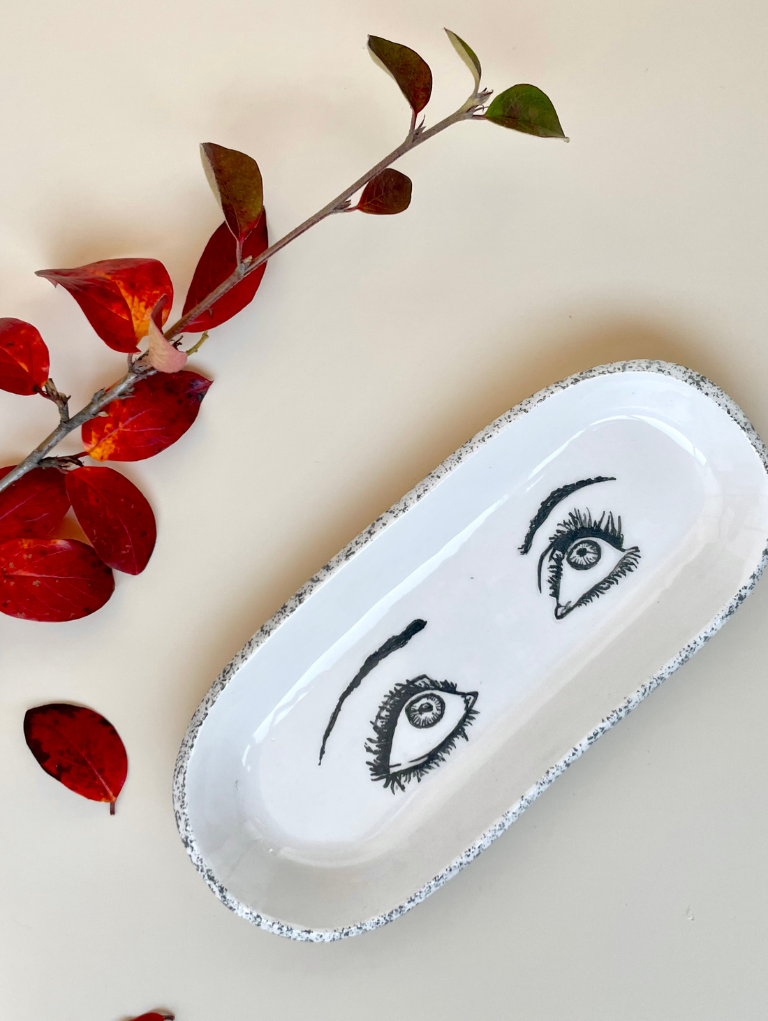 Блюдо керамическое "Вера Холодная" - фотография товара