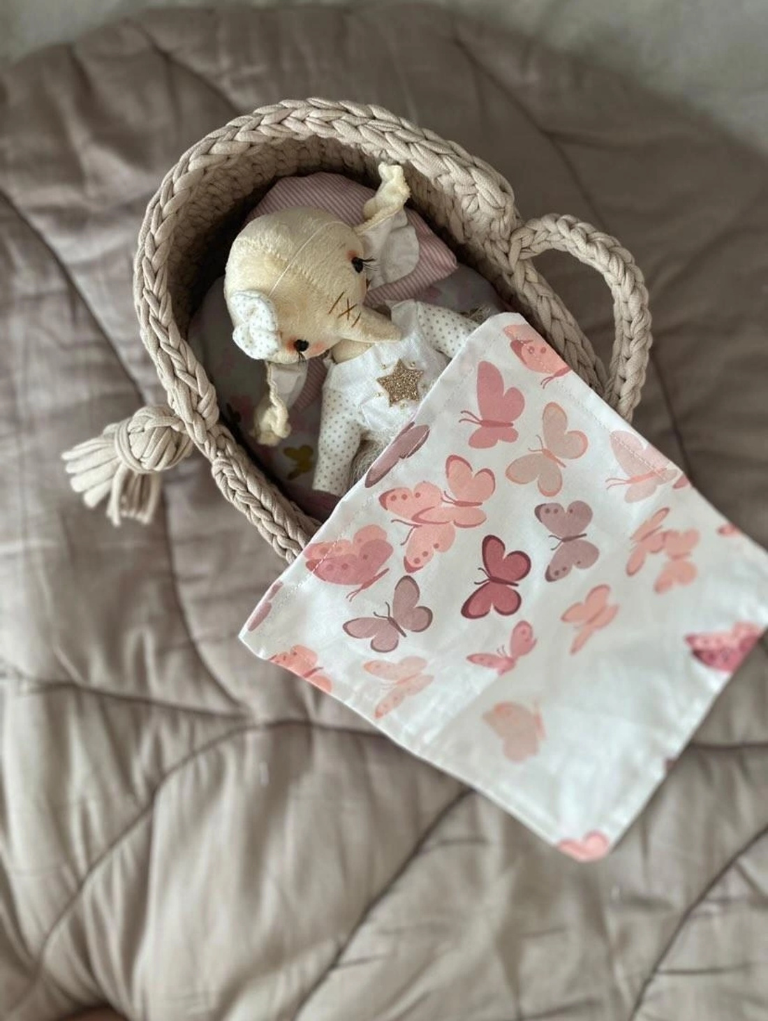 Игрушка "Слоник" в стиле тедди - фотография товара