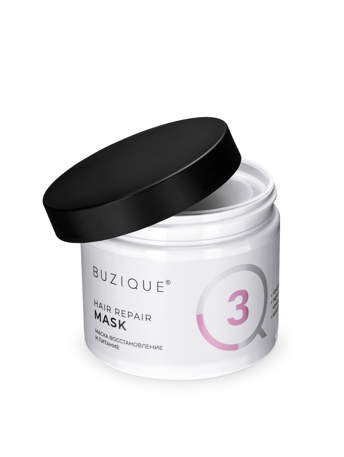 Маска BUZIQUE Hair Repair для кудрявых пористых сухих и обесцвеченных волос - фотография товара