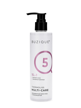 Крем Несмываемый с термозащитой для волос 15 в 1 BUZIQUE Thermoliss Multi-care