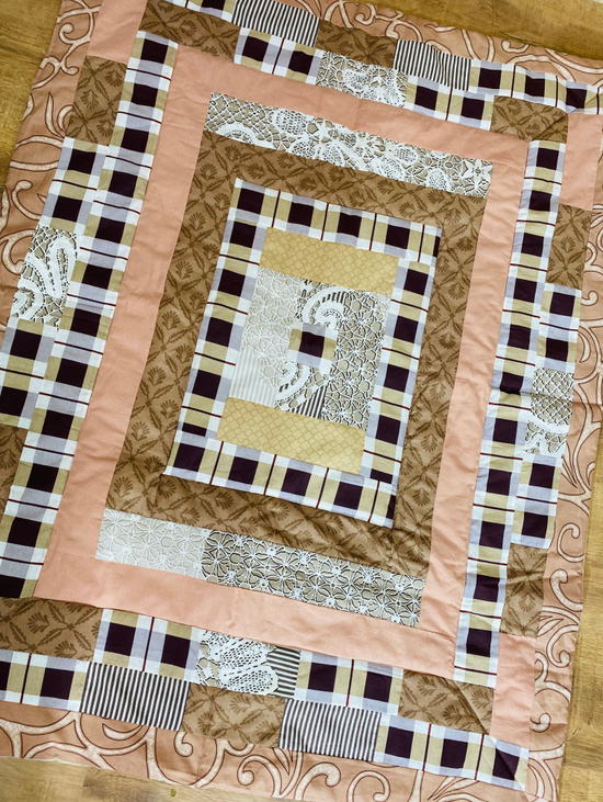 Лоскутное одеяло 100х130 см