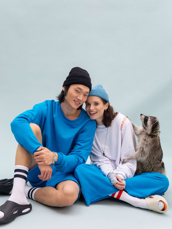 Свитшот SWEATSHIRT LONG SLEEVE NAME WHITE