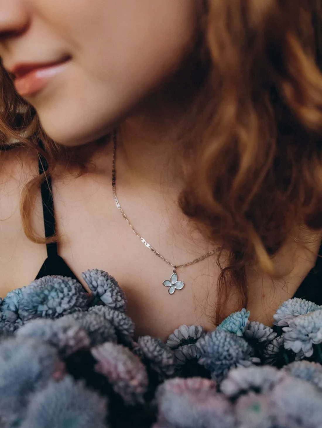 Подвеска "Голубая сирень" - фотография товара