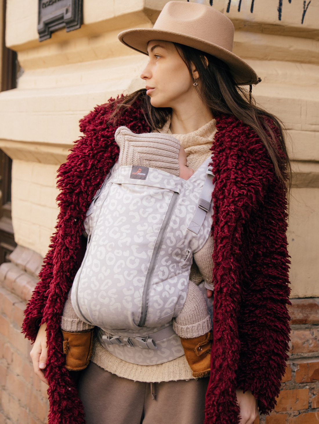 Эрго-рюкзак с рождения "Светоч", расцветка Ирбис - фотография товара