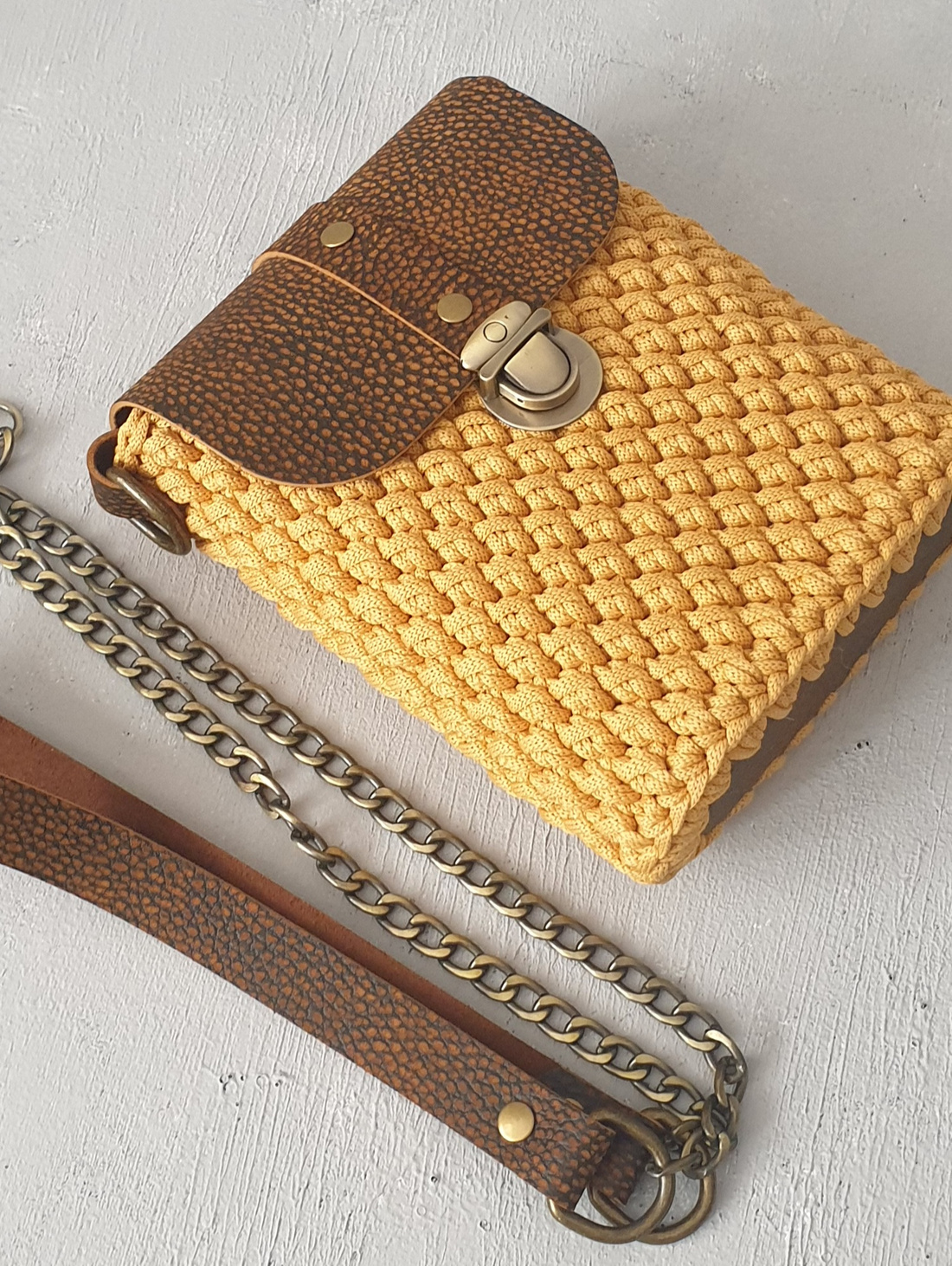 Сумка "Горчица" - фотография товара