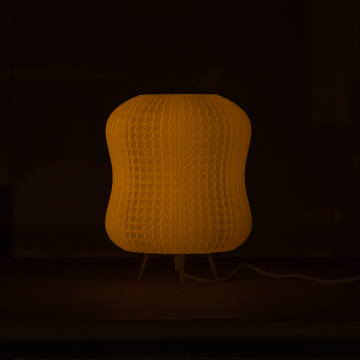 Светильник Арахис от Mana Fabric люминесцентный