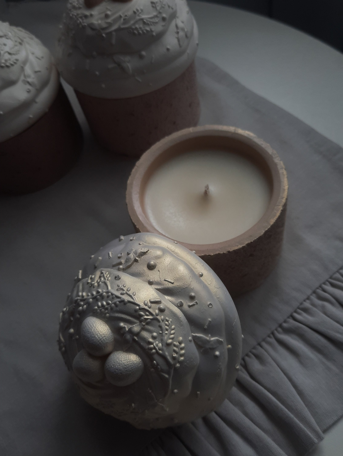 Свеча "Пасхальный кулич" - фотография товара