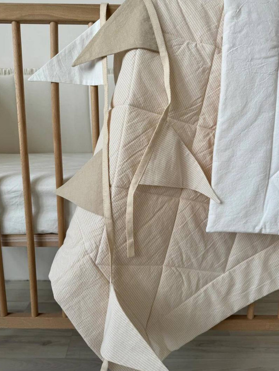 Set Newborn «Бежевая полоска»