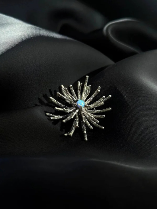 Моносерьга "Холодное сердце"