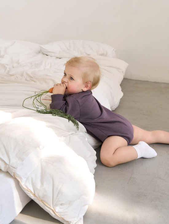 Боди "Оверсайз", баклажан