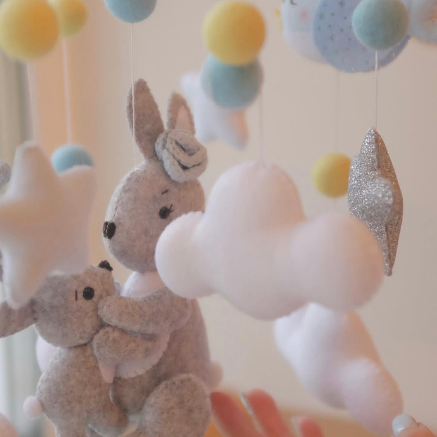 Мобиль в кроватку «Мамина нежность» - фотография товара