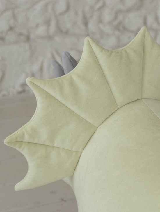 Детский пуфик-игрушка динозавр Трицератопс