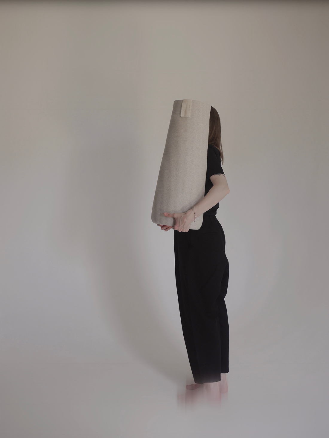 Интерьерная корзина КОЛОННА - фотография товара