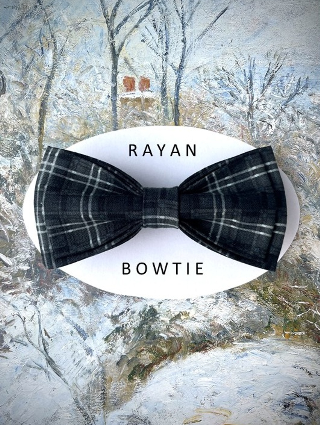 Галстук-бабочка RAYAN "Спокойствие" - фотография товара