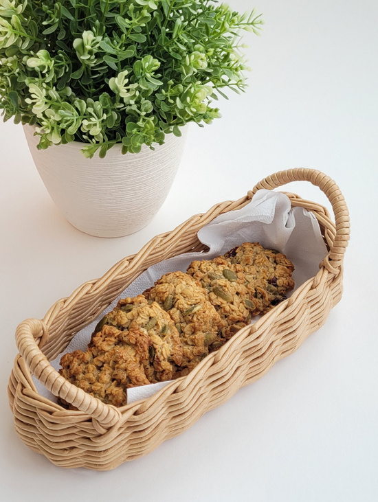 Корзина овальная с ручками маленькая