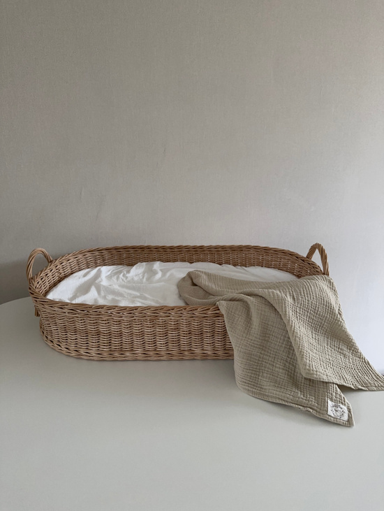 Муслиновая пеленка "Пыльный"