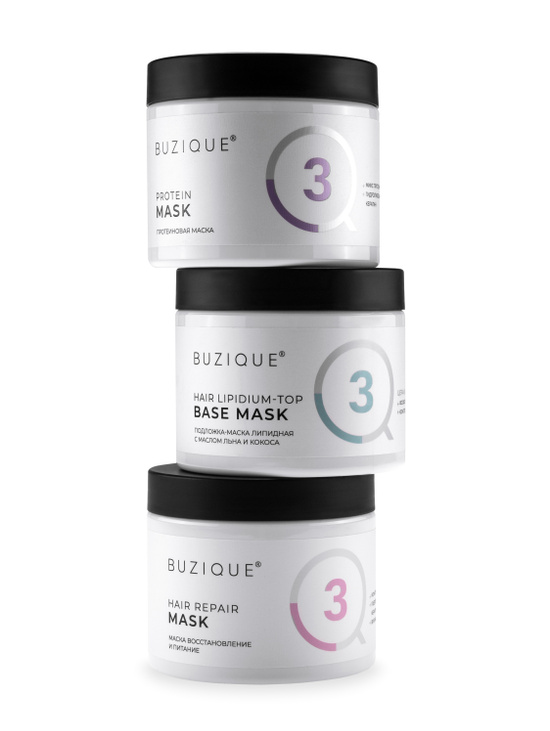 Маска BUZIQUE Hair Repair для кудрявых пористых сухих и обесцвеченных волос