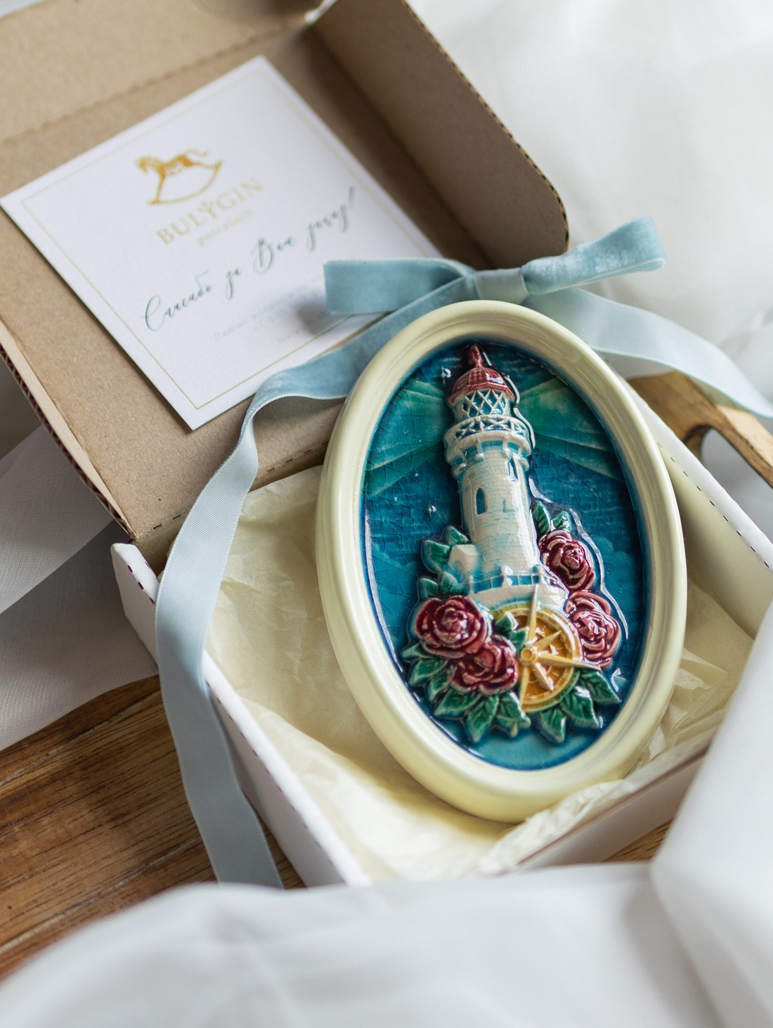 Изразец "Маяк" - фотография товара