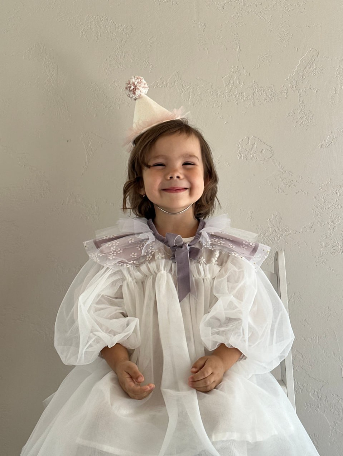 Набор детский для праздника "Колпак и воротник жабо" - фотография товара