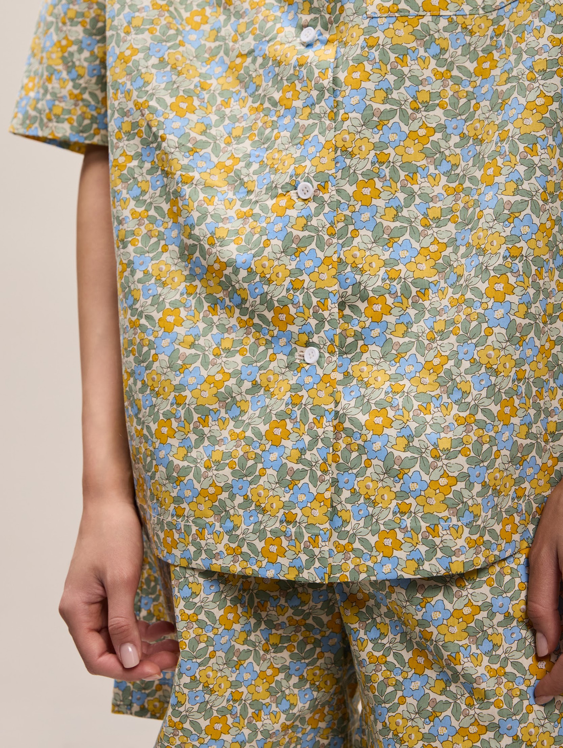 Пижамная базовая рубашка «Июнь» - фотография товара