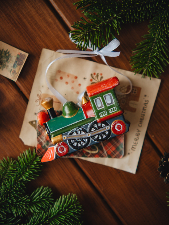 Ёлочная игрушка "Паровоз"